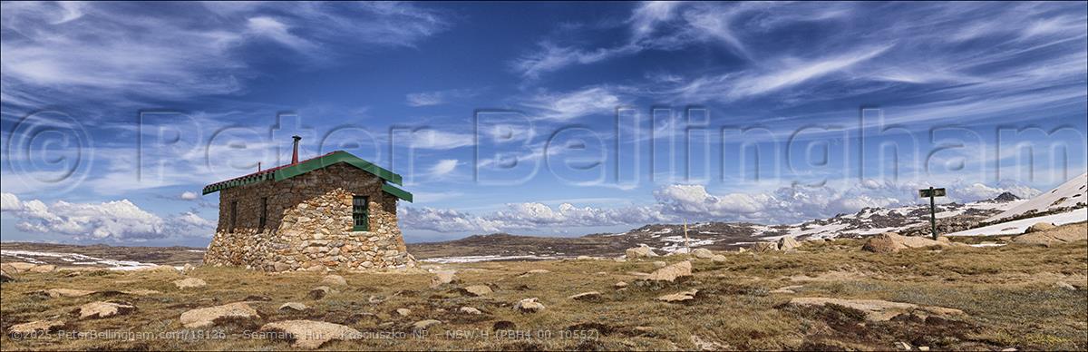 Peter Bellingham Photography Seamans Hut - Kosciuszko NP - NSW H (PBH4 00 10552)